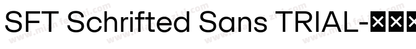 SFT Schrifted Sans TRIAL字体转换